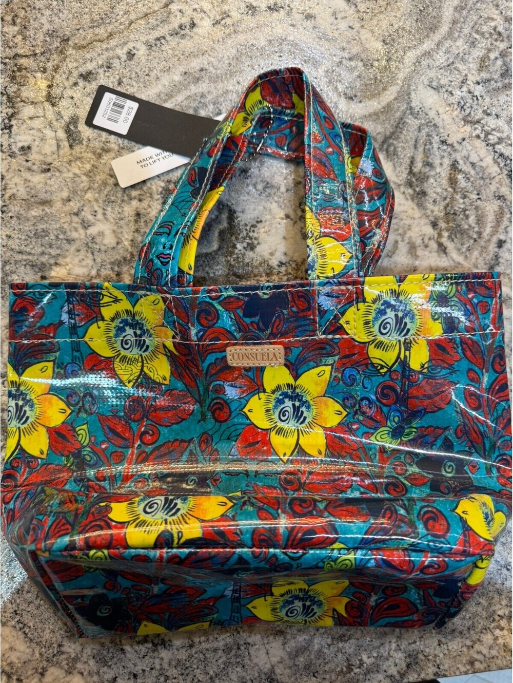 Consuela Floral Patterned Tote Bag